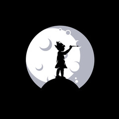 a child reaches for a star