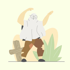 Funny vector illustration for special day halloween. You can use this illustration for your creative graphic. Thank you