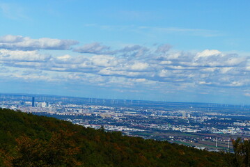 Obraz premium Blick bis Wien
