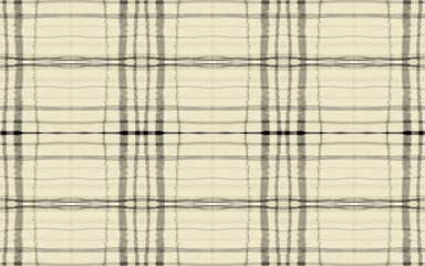 Yellow Plaid Pattern. Seamless Check Texture. 