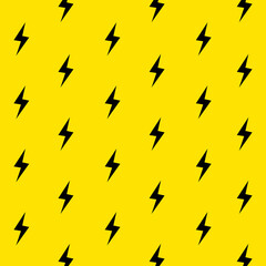 Lightning bolts pattern. Thunder bolt pattern energy lightning background