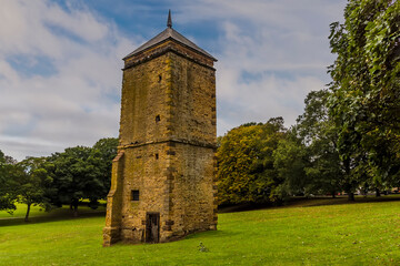 A view towards the northern edge of Abington Park, Northampton, UK in the summertime