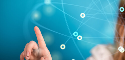 organization network team concept networking.