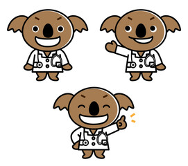 コアラの医者セット