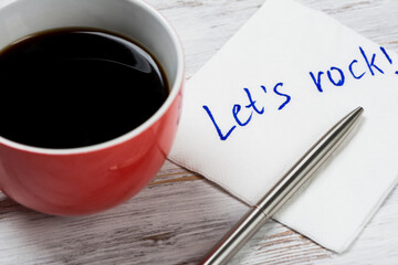Time for cup of coffee