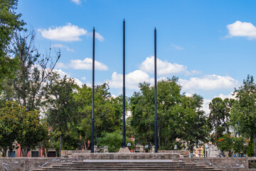 Obraz premium Statue of Gral. José María Morelos y Pavón in Morelia