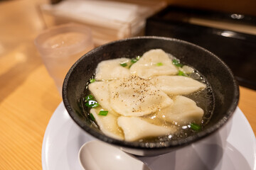 Dumplings in a bowl - Soup Dumplings