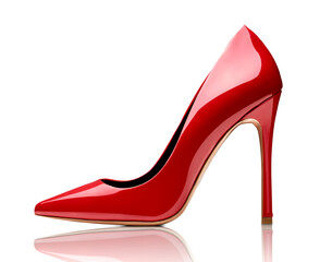 red high heel footwear fashion female style