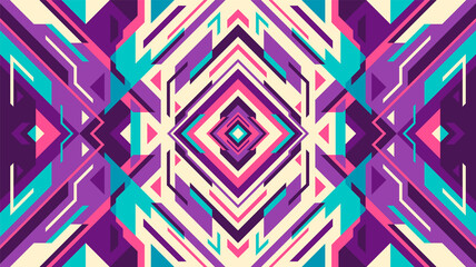 Abstract background with colorful geometric pattern design. Vector illustration.
