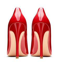 red high heel footwear fashion female style