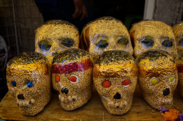 México :Sale of products for Day of the Dead © Camacho
