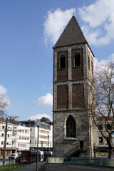 Fototapeta na wymiar Turm der ehemaligen Kirche Klein Sankt Martin