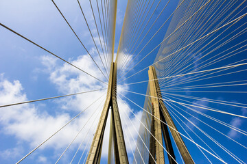 Bandra Worli Sea Link connecting the city of Mumbai with the Western Suburbs