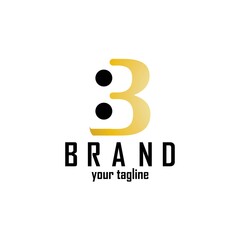 B letter logo template vector illustration
