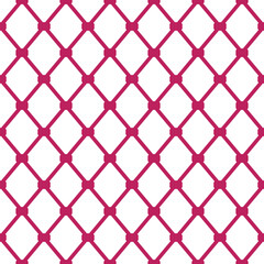 Net seamless pattern in bordeaux color on white background. Endless texture can be used for website backgrounds, textile prints, wallpapers, posters, placard, backdrops, banners, covers, decorations.