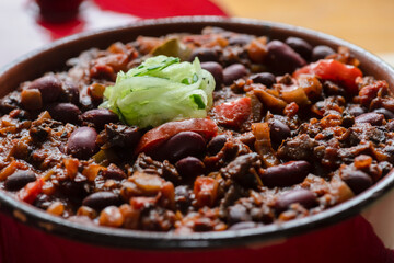 Pot of chilli