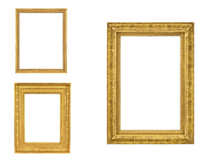 isolated antique frame