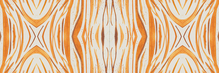 Seamless Animal Border. Zebra Lines. Fashion 