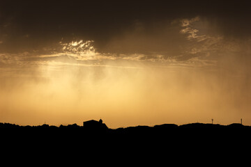 Sunset in Baeza
