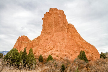 Fototapeta na wymiar red rock formations