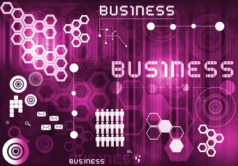 Digital business background