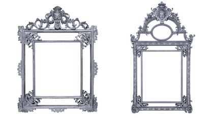 isolated antique frame