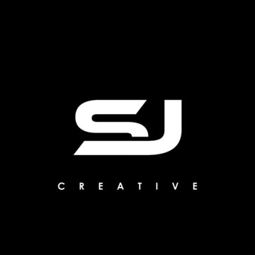 SJ Letter Initial Logo Design Template Vector Illustration