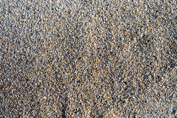 Natural background of multicolored coarse sand