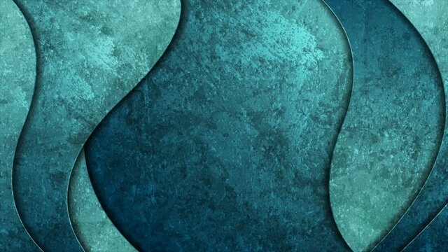 Blue grunge waves abstract corporate elegant motion background