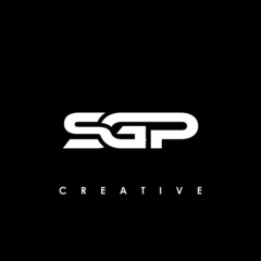SGP Letter Initial Logo Design Template Vector Illustration