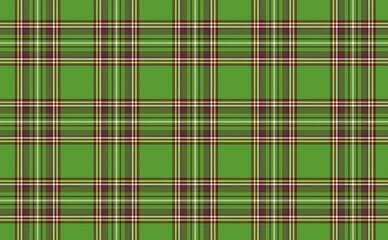 green plaid fabric texture