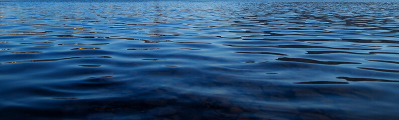 Nice blue water ripples. Blue water surface. Crystal clear water ripples.