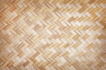 Traditional handicraft  bamboo weave pattern nature  texture for background