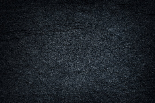 Black gray dark slate stone texture abstract background © prapann
