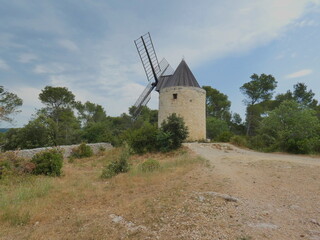 Magnificent Tissot-Avon mill which is one of the Fontvieille mills in the Alpilles in Provence, this windmill was completely renovated in 2016