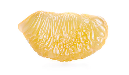 Pomelo (Citrus maxima or Citrus grandis) isolated on white background.