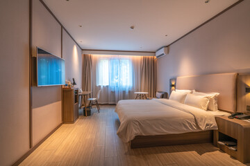Fototapeta na wymiar Modern and stylish hotel rooms