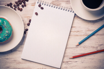 Coffee break with snack