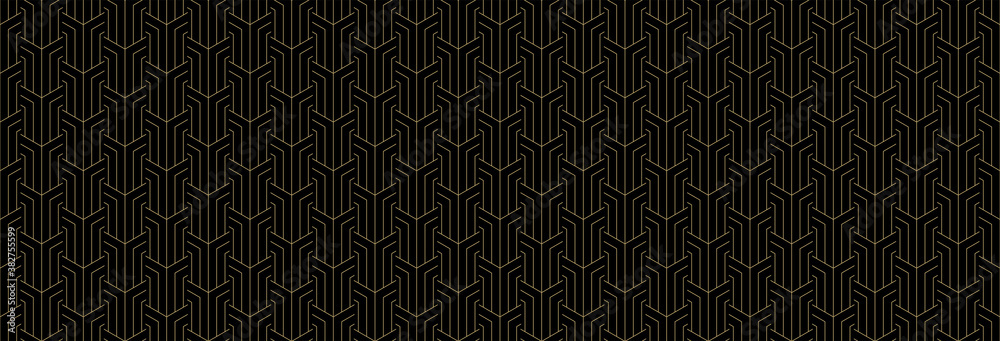 Poster background pattern seamless geometric line abstract gold luxury color vector. christmas background.