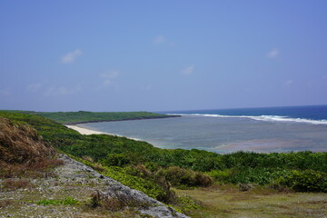 Fototapeta na wymiar 沖縄県波照間島のビーチ