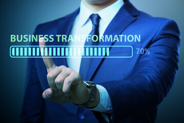Concept of corporate business transformation