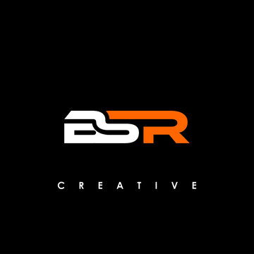 BSR Letter Initial Logo Design Template Vector Illustration