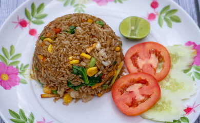 Thai Food Mixes of Fried Rice, noodles and soups