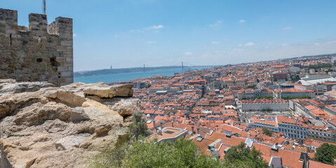 discovery of the city of Lisbon in Portugal. Romantic weekend in Europe.