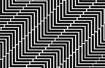 black and white labyrinth