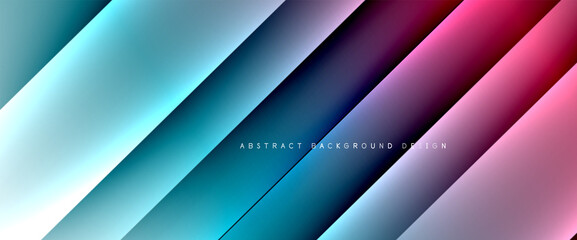 Obraz premium Fluid gradients with dynamic diagonal lines abstract background. Bright colors with dynamic light and shadow effects. Vector wallpaper or poster