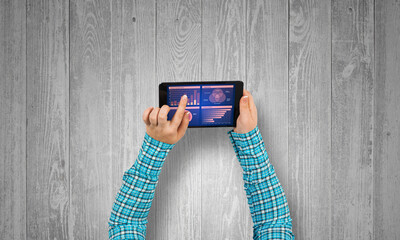 Using financial application