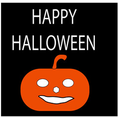 happy halloween pumpkin