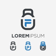 Fitness Gym logo vector design illustration