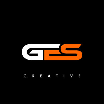GES Letter Initial Logo Design Template Vector Illustration